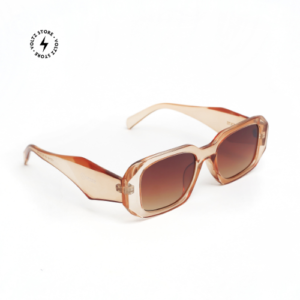 Veneza – Rosê Translúcido / Lente Marrom Degradê