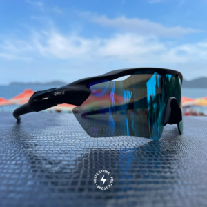 Daytona – Preto / Lente Azul Espelhada