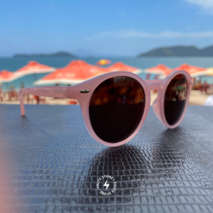 Sununga – Rosa Fosco / Lente Marrom